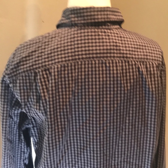 “GAP” Men’s Blue Gingham Shirt . - Picture 5 of 8